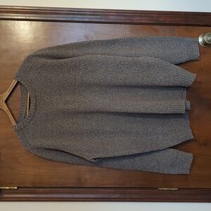 Vintage Croft & Barrow Men's Sweater Taupe Fall 100% Cotton Size XLT